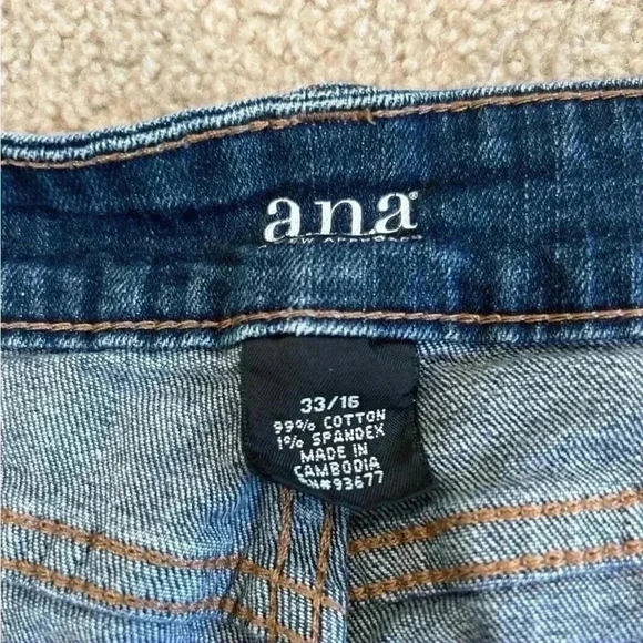 Ana a new approach blue jean shorts in size 33 / 16 - Picture 3 of 3